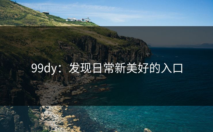 99dy：发现日常新美好的入口